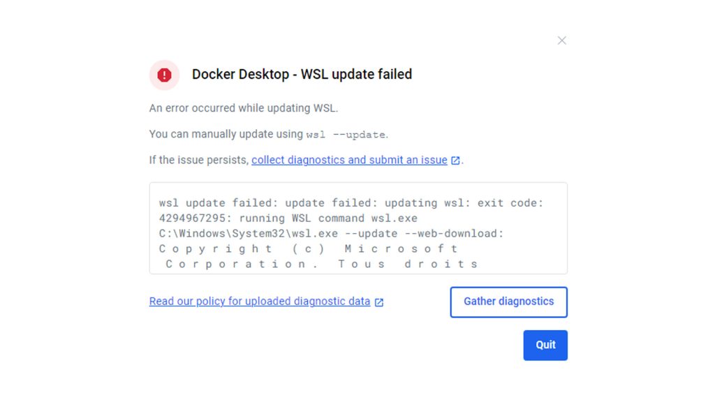 Cara Mengatasi WSL Update Failed Saat Menjalankan Docker Di Windows