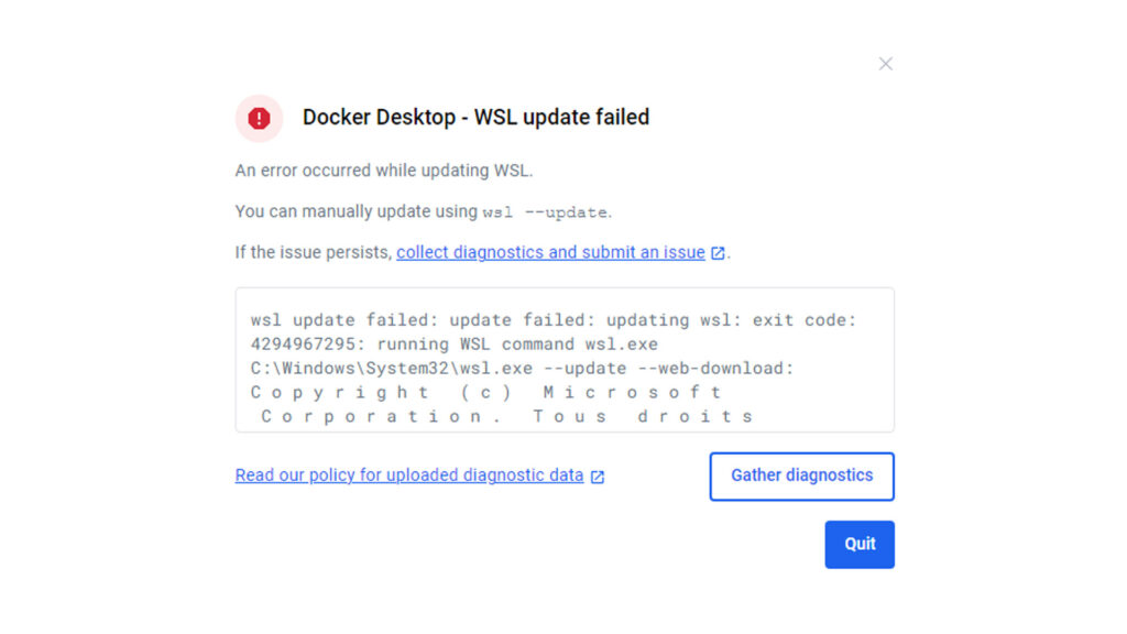 Cara Mengatasi WSL Update Failed Saat Menjalankan Docker Di Windows